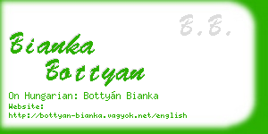 bianka bottyan business card